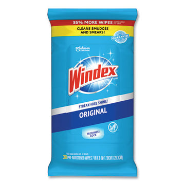 Windex® Glass And Surface Wet Wipe, Cloth, 7 X 8, 38-pack, 12 Packs-carton freeshipping - TVN Wholesale